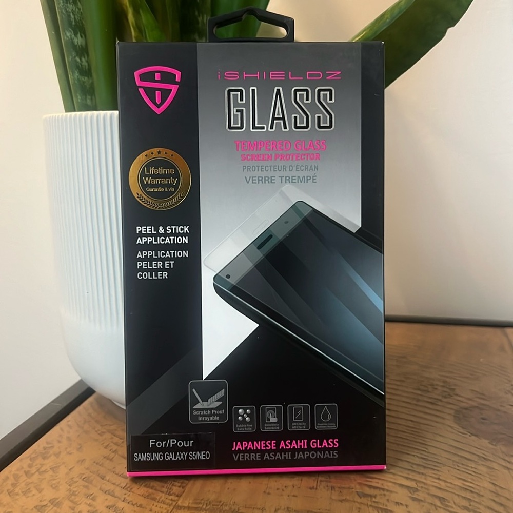 iShieldz Glass Tempered Glass Screen Protector for Samsung Galaxy S5 / NEO
